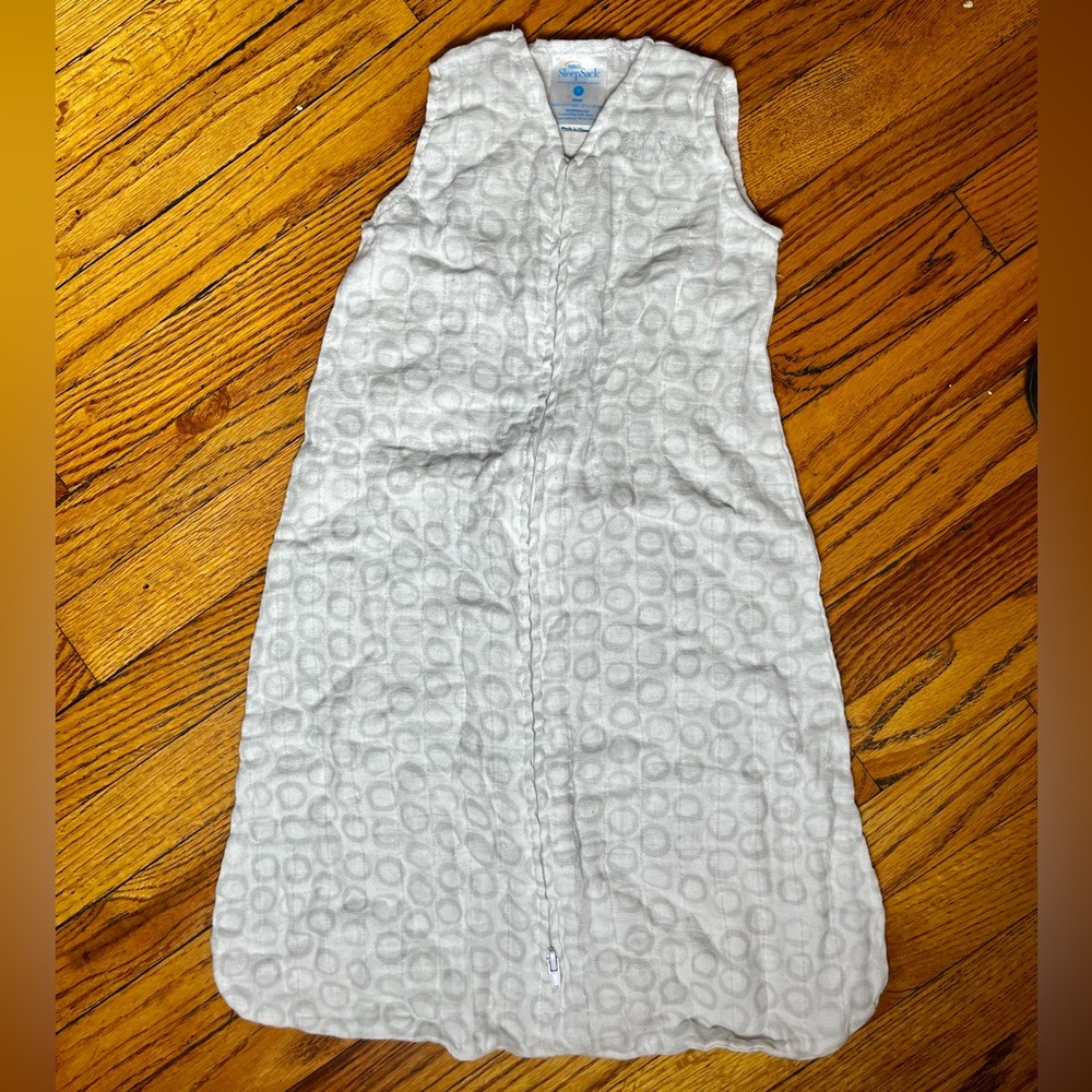 Halo SleepSack Wearable Blanket Gray Circles Size Small (0-6 months)